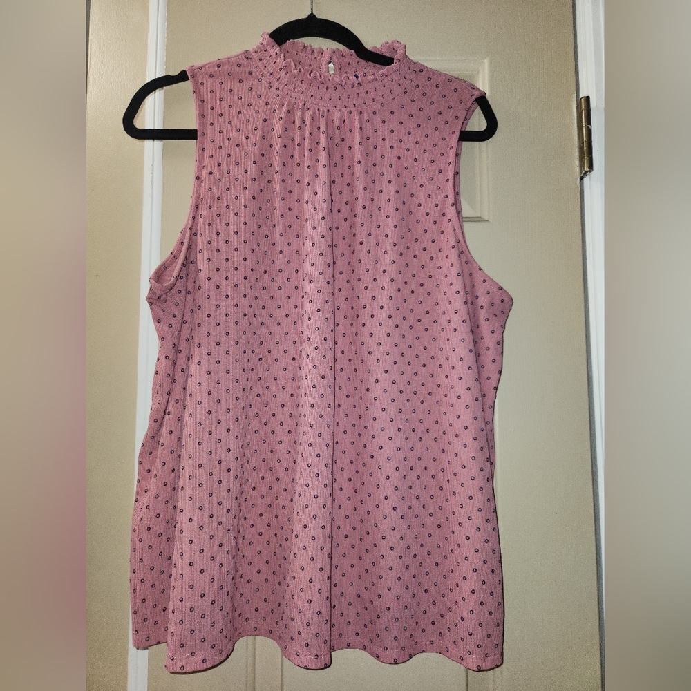 Women's Apt. 9 Ruffled High Neck Tank